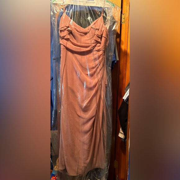 Azazie Emeralda Dusty Rose Bridesmaid Dress - Picture 7 of 11